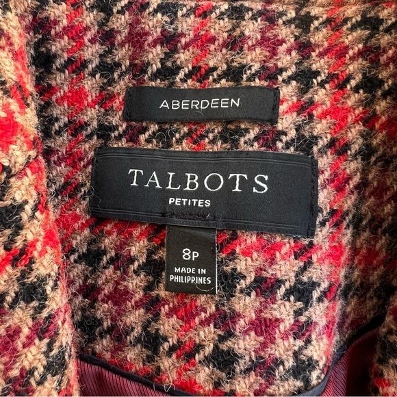 TALBOTS ABERDEEN JACKET Blazer Size Women 8p - Picture 8 of 9